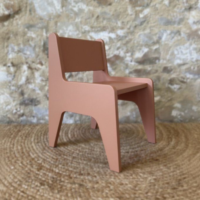 petite chaise - vieux rose
